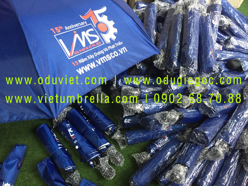 xưởng sản xuất ô dù cầm tay in logo quảng cáo